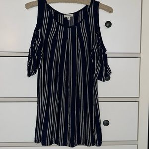 Cold shoulder blouse